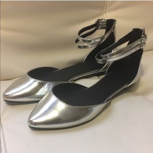 Silver Holographic Flats